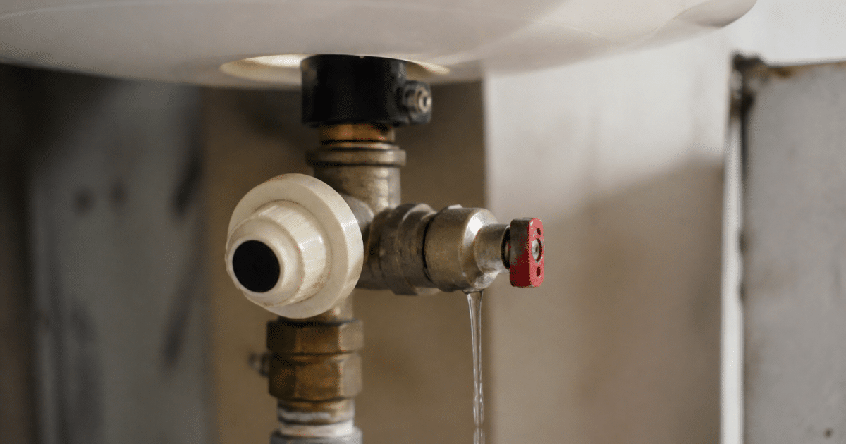 Groupe securite chauffe eau avec fuite d'eau continue