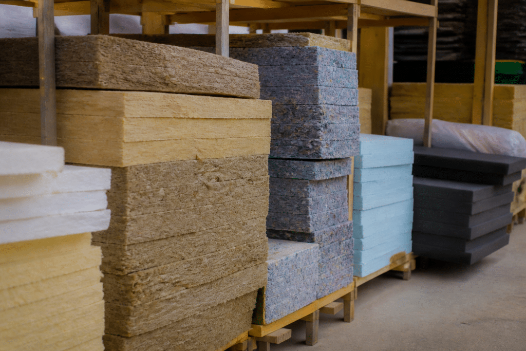 Materiaux isolation acoustique empiles avec tarifs affiches au metre carre